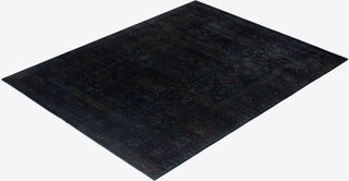 Overdyed Hand-Knotted Gray Area Rug 8' 2" x 10' 4"