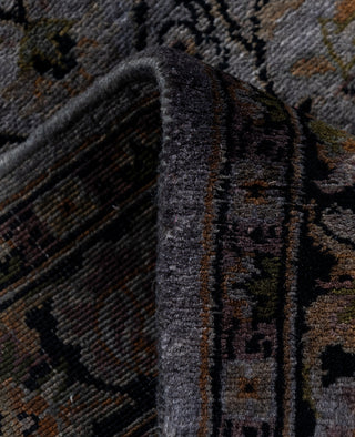 Contemporary Overdyed Wool Hand Knotted Gray Runner 2' 7" x 13' 5"