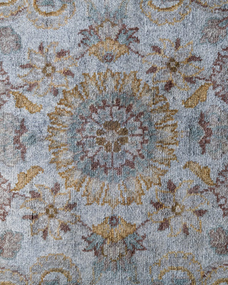 Fine Vibrance, One-of-a-Kind Handmade Area Rug  - Gray, 4' 2" x 6' 2"