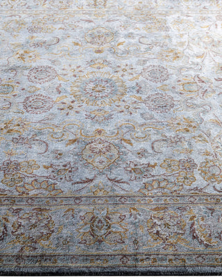 Fine Vibrance, One-of-a-Kind Handmade Area Rug  - Gray, 4' 2" x 6' 2"