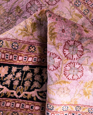 Fine Vibrance, One-of-a-Kind Hand-Knotted Area Rug  - Purple, 3' 2" x 5' 1"