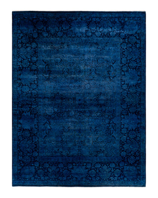 Modern Fine Vibrance Blue Area Rug 9' 3" x 11' 10"