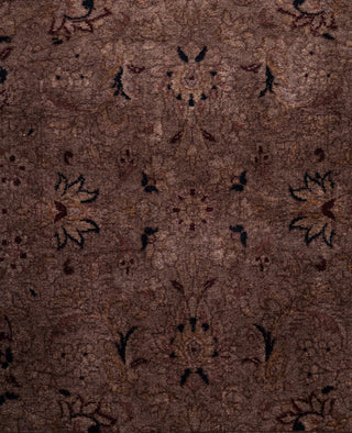 Overdyed Hand-Knotted Wool Modern-Contemporary Brown Runner 2' 7" x 6' 5"
