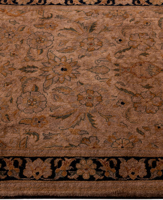 Overdyed Hand-Knotted Wool Modern-Contemporary Brown Runner 2' 7" x 8' 1"