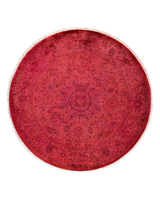 Modern Fine Vibrance Pink Area Rug 4' 3" x 4' 3"