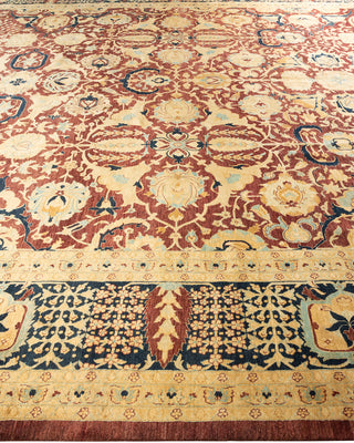 Traditional Hand Knotted Red Area Rug 12' 0" x 14' 10"