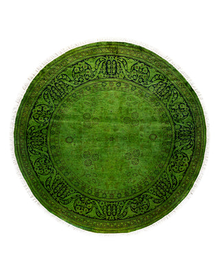 Modern Fine Vibrance Green Area Rug 4' 1" x 4' 1"