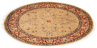 Fine Vibrance, One-of-a-Kind Hand-Knotted Area Rug  - Gold, 3' 1" x 3' 1"