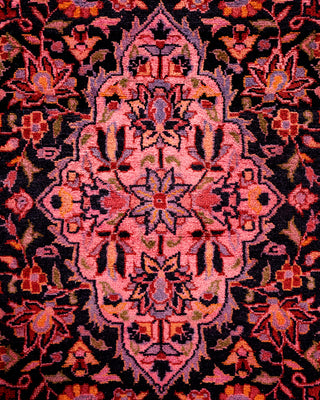 Contemporary Hand Knotted Overdyed Red Area Rug 6' 0" x 9' 0"