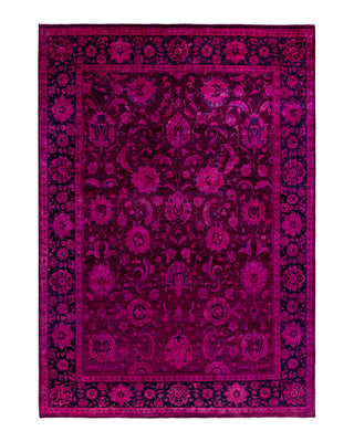 Fine Vibrance, One-of-a-Kind Hand-Knotted Area Rug  - Pink, 9' 1" x 12' 3"
