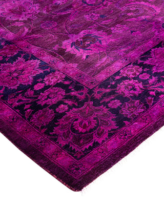Fine Vibrance, One-of-a-Kind Hand-Knotted Area Rug  - Pink, 6' 2" x 9' 3"