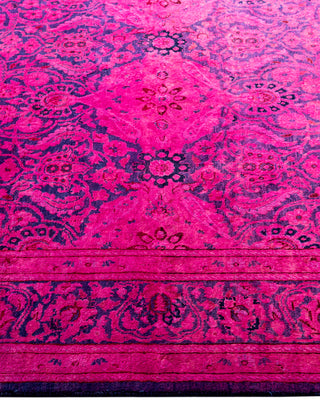 Fine Vibrance, One-of-a-Kind Hand-Knotted Area Rug  - Pink, 4' 2" x 6' 3"