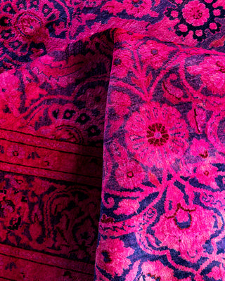 Fine Vibrance, One-of-a-Kind Hand-Knotted Area Rug  - Pink, 4' 2" x 6' 3"