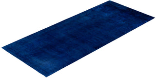 Fine Vibrance, One-of-a-Kind Hand-Knotted Runner Rug  - Blue, 6' 2" x 14' 5"