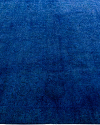 Fine Vibrance, One-of-a-Kind Hand-Knotted Area Rug  - Blue, 6' 1" x 9' 2"