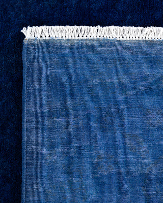Fine Vibrance, One-of-a-Kind Hand-Knotted Area Rug  - Blue, 6' 1" x 9' 2"