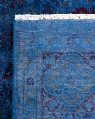 Fine Vibrance, One-of-a-Kind Hand-Knotted Area Rug  - Blue, 8' 1" x 10' 3"
