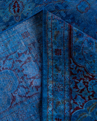 Fine Vibrance, One-of-a-Kind Hand-Knotted Area Rug  - Blue, 8' 1" x 10' 3"