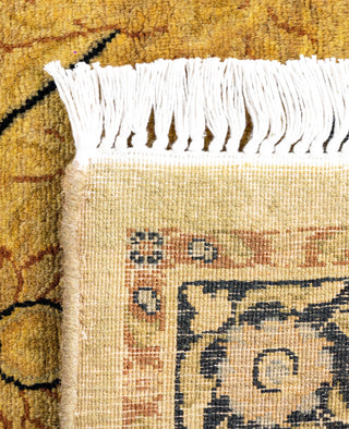 Overdyed Hand-Knotted Wool Modern-Contemporary Yellow Area Rug 2' 7" x 4' 3"
