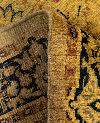 Overdyed Hand-Knotted Wool Modern-Contemporary Yellow Area Rug 2' 7" x 4' 3"