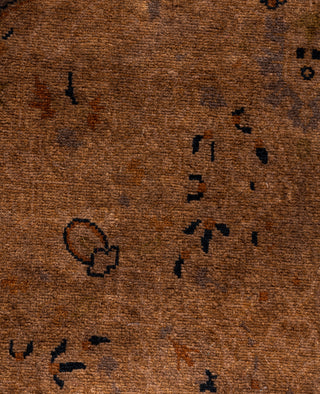 Fine Vibrance, One-of-a-Kind Hand-Knotted Area Rug  - Brown, 3' 1" x 3' 1"