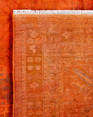 Overdyed Hand-Knotted Orange Area Rug 11' 10" x 16' 10"