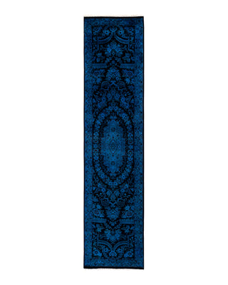 Modern Fine Vibrance Blue Runner 2' 7" x 10' 5"