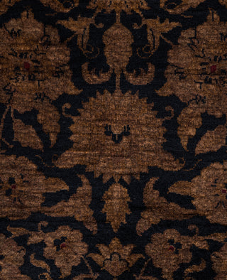 Overdyed Hand-Knotted Wool Modern-Contemporary Brown Runner 2' 8" x 6' 0"