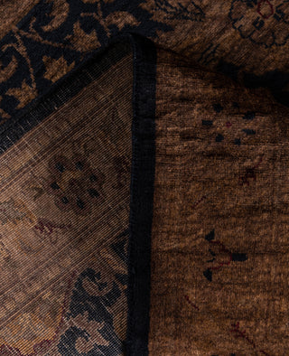 Overdyed Hand-Knotted Wool Modern-Contemporary Brown Runner 2' 8" x 6' 0"