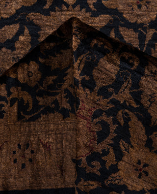Overdyed Hand-Knotted Wool Modern-Contemporary Brown Runner 2' 8" x 6' 0"
