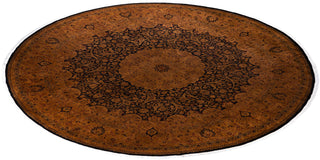 Overdyed Hand-Knotted Wool Modern-Contemporary Gold Area Rug 12' 1" x 12' 3"