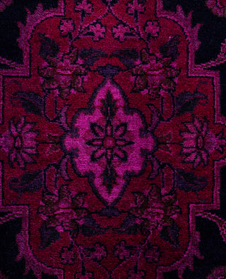 Overdyed Hand-Knotted Wool Modern-Contemporary Purple Runner 2' 0" x 6' 2"