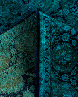 Fine Vibrance, One-of-a-Kind Hand-Knotted Area Rug  - Navy, 6' 1" x 8' 10"