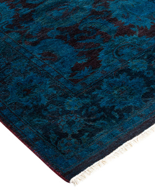 Contemporary Fine Vibrance Red Wool Area Rug - 3' 1" x 5' 0"