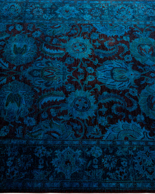 Contemporary Fine Vibrance Red Wool Area Rug - 3' 1" x 5' 0"