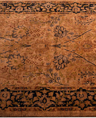 Overdyed Hand-Knotted Wool Modern-Contemporary Brown Area Rug 2' 7" x 4' 1"