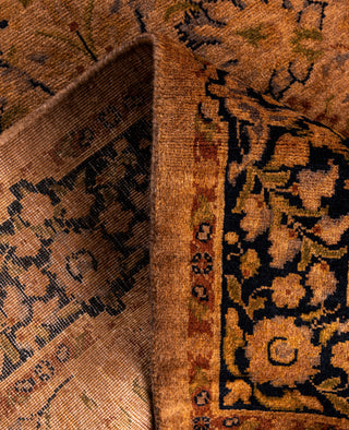 Overdyed Hand-Knotted Wool Modern-Contemporary Brown Area Rug 2' 7" x 4' 1"