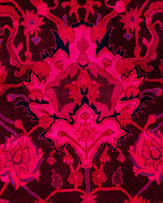 Overdyed Hand-Knotted Pink Area Rug 9' 3" x 11' 10"