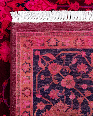 Overdyed Hand-Knotted Pink Area Rug 9' 3" x 11' 10"