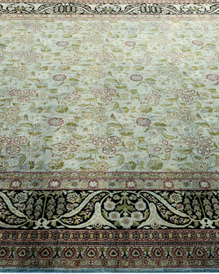 Contemporary Hand Knotted Overdyed Gray Area Rug 6' 3" x 9' 1"