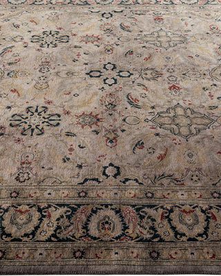 Contemporary Hand Knotted Overdyed Gray Area Rug 6' 1" x 8' 9"