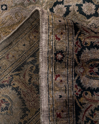 Contemporary Hand Knotted Overdyed Gray Area Rug 6' 1" x 8' 9"
