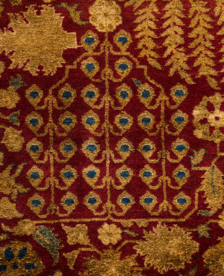 Overdyed Hand-Knotted Wool Modern-Contemporary Gold Area Rug 8' 2" x 10' 1"