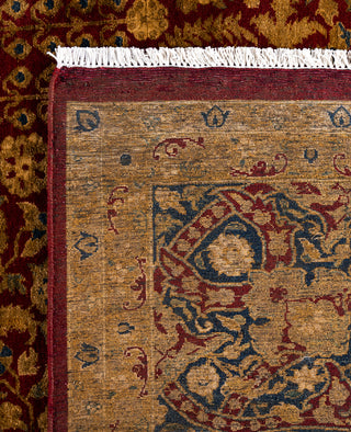 Overdyed Hand-Knotted Wool Modern-Contemporary Gold Area Rug 8' 2" x 10' 1"