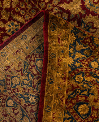 Overdyed Hand-Knotted Wool Modern-Contemporary Gold Area Rug 8' 2" x 10' 1"