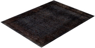 Contemporary Hand Knotted  Gray Area Rug 8' 4" x 10' 4"