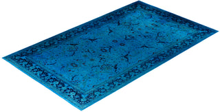 Fine Vibrance, One-of-a-Kind Hand-Knotted Area Rug  - Blue, 9' 2" x 16' 6"