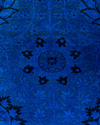 Overdyed Hand-Knotted Purple Area Rug 12' 3" x 17' 4"