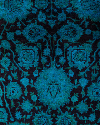 Fine Vibrance, One-of-a-Kind Hand-Knotted Runner Rug  - Blue, 6' 3" x 12' 6"