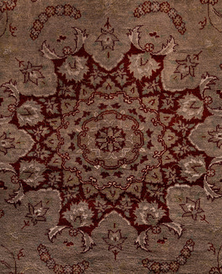 Overdyed Hand-Knotted Wool Modern-Contemporary Brown Area Rug 4' 7" x 7' 0"